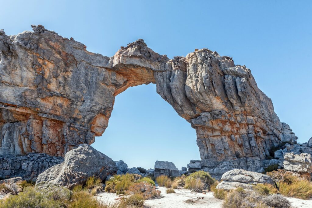 Western view of the main Wolfberg Arch